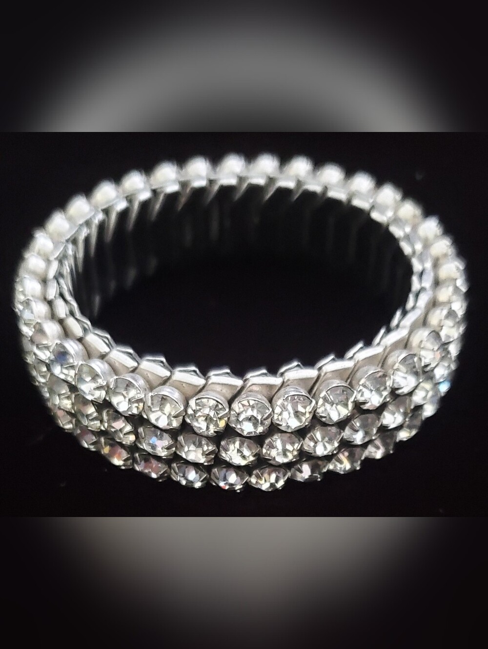 Vintage Airflex Rhinestone Bracelet